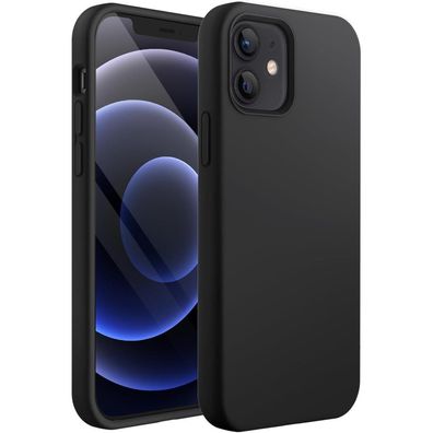 JETech Silikon Hülle für iPhone 12/12 Pro 6,1 Zoll - Stoßfest, mit