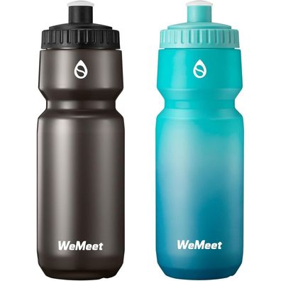 WEMEET Leichte Rennrad Trinkflasche 700ml, BPA-frei, Auslaufsichere Fahrrad
