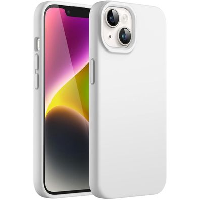 JETech Silikon Hülle für iPhone 14 6,1 Zoll, Ganzkörper Handyhülle mit