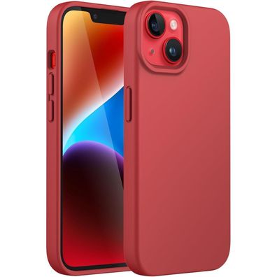 JETech Silikon Hülle für iPhone 14 6,1 Zoll - Stoßfest, Mikrofaser-Futter
