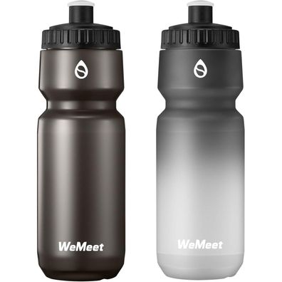 WEMEET Auslaufsichere Fahrrad Trinkflasche 700ml, BPA-frei, Squeeze Radflasche