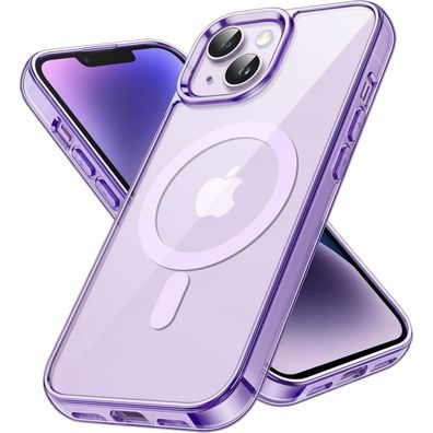 JETech Magnetische Hülle für iPhone 14 6,1 Zoll, Kompatibel mit MagSafe