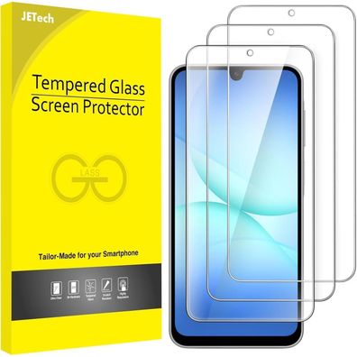JETech Displayschutzfolie für Samsung Galaxy A17 5G (6,7 Zoll) - 3 Stück, 9H