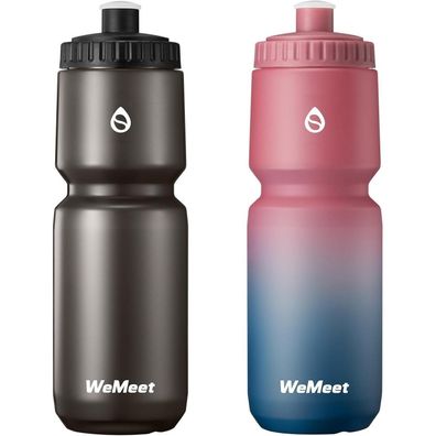 WEMEET 1000ml Auslaufsichere Squeeze Trinkflaschen, BPA-frei