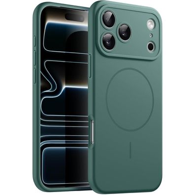 JETech Magnetische Silikon Hülle für iPhone 17 Pro 6,3 Zoll, MagSafe