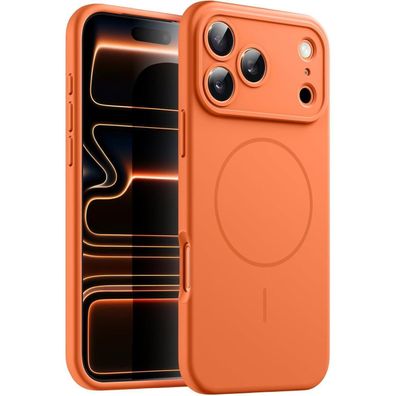 JETech Magnetische Silikon Hülle für iPhone 17 Pro 6,3 Zoll, MagSafe