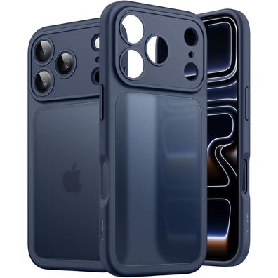 JETech Matt Hülle für iPhone 17 Pro 6,3 Zoll, Stoßfest nach Militärstandard