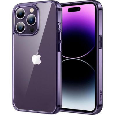 JETech Hülle für iPhone 14 Pro 6,1 Zoll, Dunkellila - Nie Vergilbung, Stoßfest
