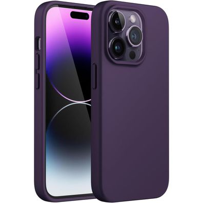 JETech Silikon Hülle für iPhone 14 Pro 6,1 Zoll, Ganzkörper Handyhülle mit