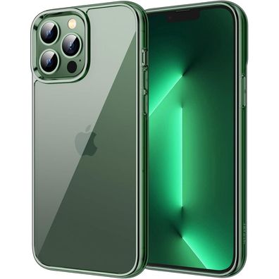 JETech Hülle für iPhone 13 Pro 6,1 Zoll - Nie Vergilbung, Stoßfest, Transparent