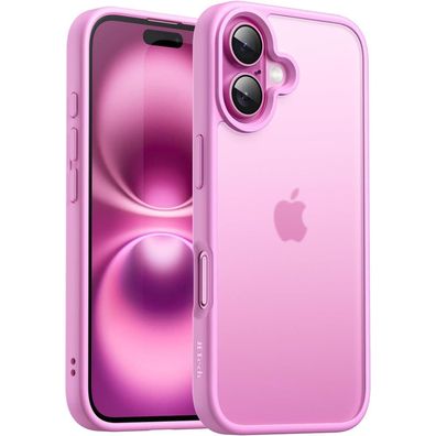 JETech Matt Hülle für iPhone 16 6,1 Zoll, Stoßfest nach Militärstandard