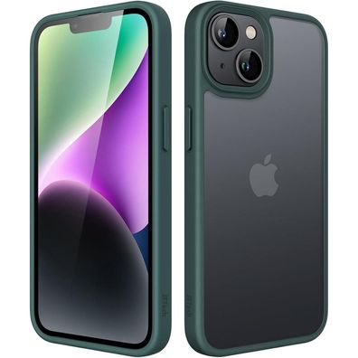 JETech Matt Hülle für iPhone 14 6,1 Zoll - Stoßfest, Militärstandard