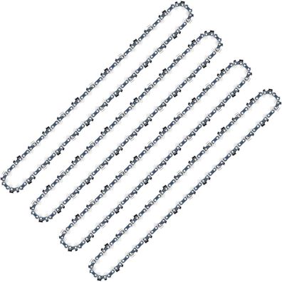 VonLux 4x Sägekette 35cm (14") 3/8"LP 1.1mm 50TG Profi Kette für Kettensägen