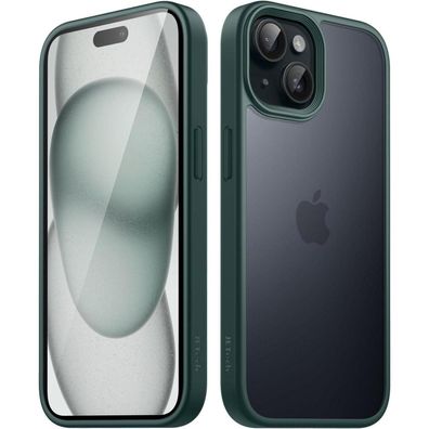 JETech Matt Hülle für iPhone 15 (6,1 Zoll) - Stoßfest nach Militärstandard