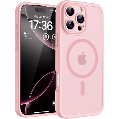 TOCOL iPhone 16 Pro Hülle MagSafe, Kameraschutz, Stoßfest, Transluzente