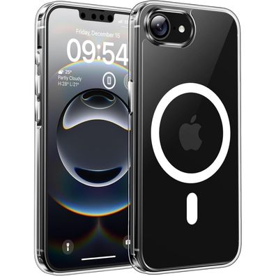 TOCOL iPhone 16e Hülle Transparent MagSafe, Nie Vergilbend, Stoßfest, Magnetisch