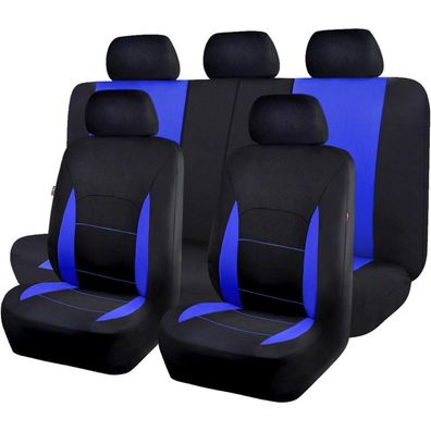 Flying Banner Universal Sitzbezüge Auto Komplettset - Blau und Schwarz