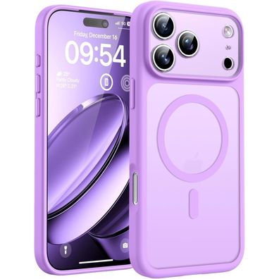 TOCOL iPhone 17 Pro Max Hülle (6,9 Zoll) Lila - MagSafe, Kameraschutz