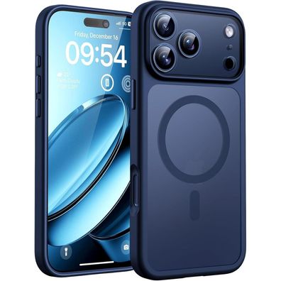 TOCOL iPhone 17 Pro Hülle (6,3 Zoll) - MagSafe, Kameraschutz, Matt, Blau