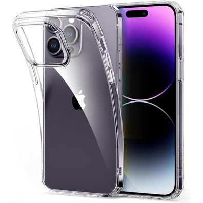 ESR iPhone 14 Pro Hülle, Klare Silikon Case, vergilbungsbeständig, dünn