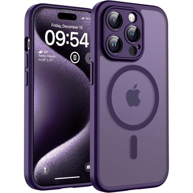 TOCOL iPhone 15 Pro Hülle (6,1 Zoll) MagSafe, Kameraschutz, Stoßfest
