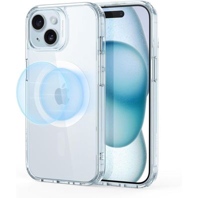 ESR iPhone 15 Plus Hülle, MagSafe kompatibel, Militärschutz, Kratzfest, Blau