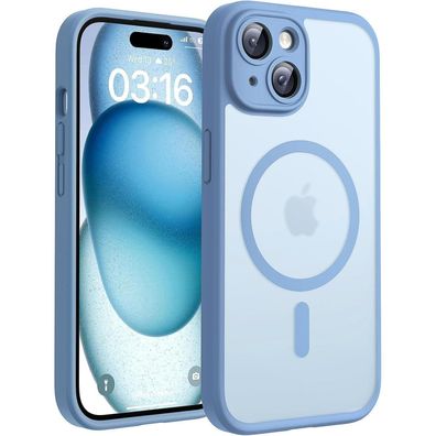 TOCOL iPhone 15 Hülle MagSafe, Vollständiger Kameraschutz, Stoßfest