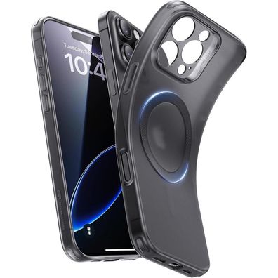 ESR iPhone 16 Pro Hülle, MagSafe kompatibel, stoßfest, dünn, Schwarz