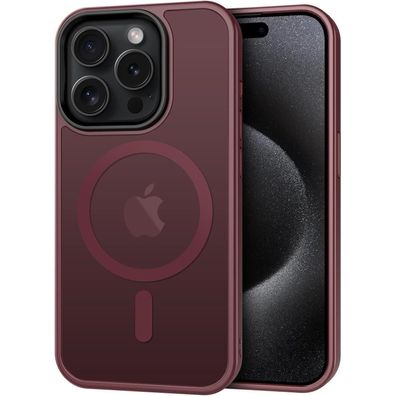 CACOE Hülle für iPhone 15 Pro Max mit MagSafe, Kameraschutz, stoßfest