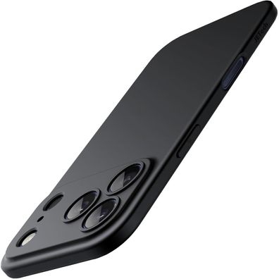 JETech iPhone 17 Pro Max Hülle, Ultra Slim, Matt, Schwarz