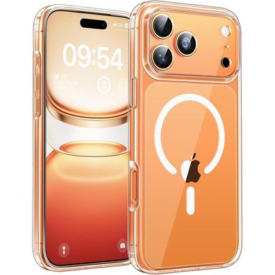 TOCOL iPhone 17 Pro Max Hülle (6,9 Zoll) - Transparent, MagSafe, Kameraschutz