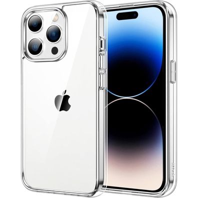 JETech Hülle für iPhone 14 Pro 6,1 Zoll - Transparente Schutzhülle, Stoßfest