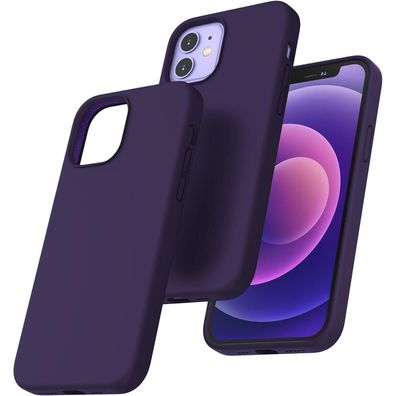 TOCOL iPhone 12 Hülle aus Silikon, stoßfest, anti-rutsch, anti-fingerabdruck