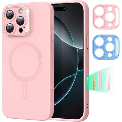 ESR MagSafe Hülle für iPhone 16 Pro Max, Glattes Silikon, Stoßfest