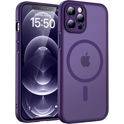 TOCOL iPhone 12 Pro Max Hülle (6,7 Zoll) - MagSafe, Kameraschutz, Stoßfest