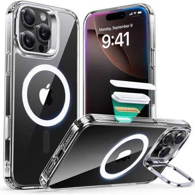 ESR iPhone 16 Pro Max Hülle mit MagSafe, verstecktem Ständer und