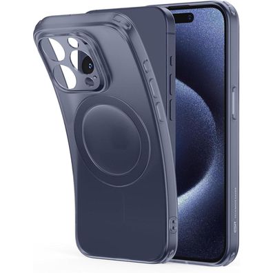 ESR iPhone 15 Pro Hülle, klares Silikon Case mit MagSafe, stoßfest, dünn