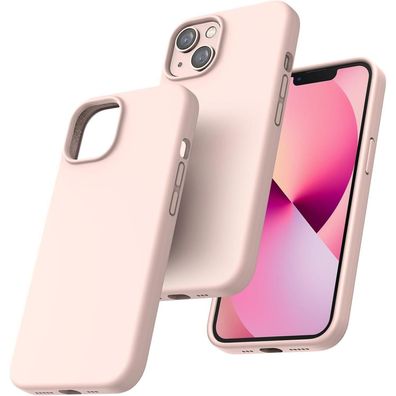 TOCOL iPhone 13 Hülle aus Silikon in Rosa - Stoßfest, Anti-Rutsch, Kratzfest