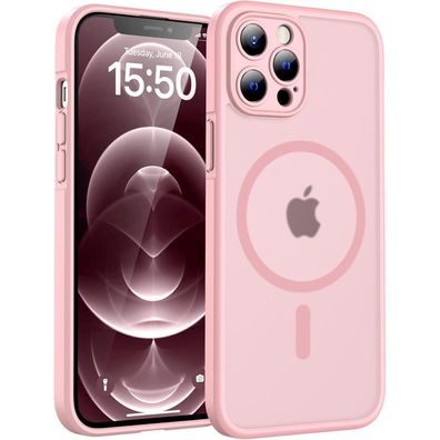 TOCOL iPhone 12 Pro Max Hülle (6,7 Zoll) MagSafe, Kameraschutz, Stoßfest