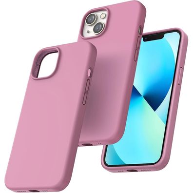 TOCOL iPhone 13 Hülle aus Silikon, stoßfest und kratzfest, Flieder Lila
