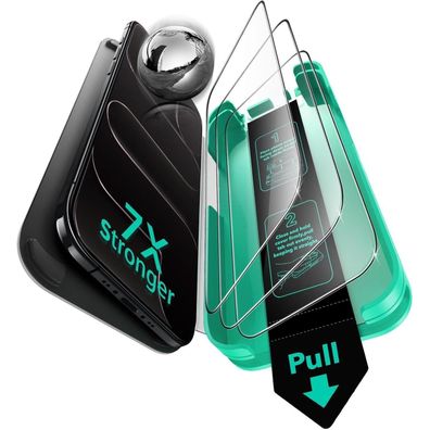 ESR Armorite Panzerglas für iPhone Air (6,5 Zoll) - 3 Stück, militärnorm Schutz