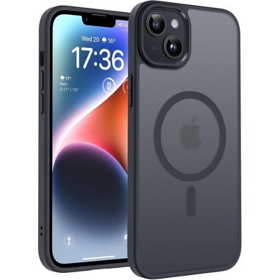 TOCOL iPhone 14 Plus Hülle (6,7 Zoll) MagSafe, Kameraschutz, Magnetring
