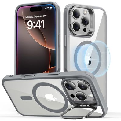 ESR iPhone 16 Pro Hülle mit MagSafe, integriertem Ständer und Militärnorm