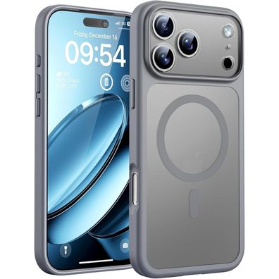 TOCOL iPhone 17 Pro Max Hülle (6,9 Zoll) - MagSafe, Kameraschutz, Matt, Grau