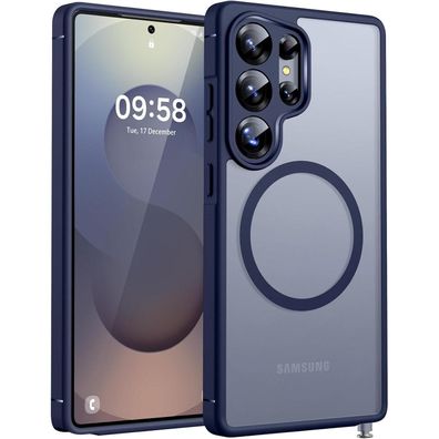 TOCOL Hülle für Samsung Galaxy S25 Ultra Magsafe, Blau, Militärschutz