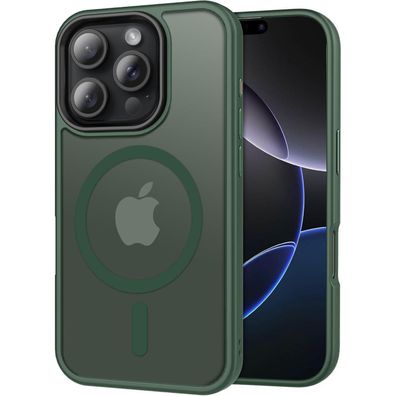 CACOE Hülle für iPhone 16 Pro mit MagSafe, Kameraschutz, stoßfest, kratzfest