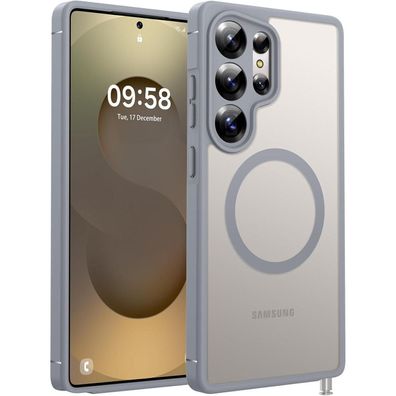 TOCOL Galaxy S25 Ultra Hülle mit Magsafe, Militärschutz, Stoßfest, Grau