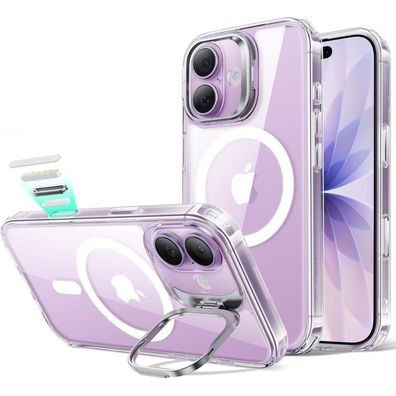 ESR iPhone 17 Hülle mit MagSafe, integriertem Ständer und Kamerasteuerung, Klar