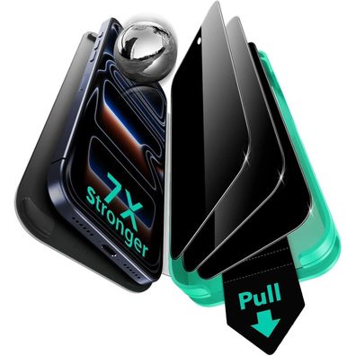 ESR Panzerglas Sichtschutz für iPhone 17 Pro Max (3 Stück)