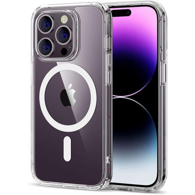 ESR Classic Hybrid Hülle für iPhone 14 Pro Max, MagSafe kompatibel, Militärnorm